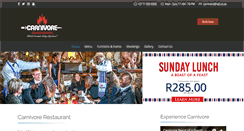 Desktop Screenshot of carnivore.co.za